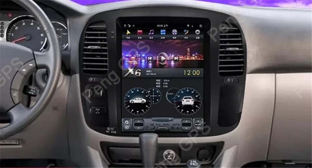 Android 8,1 система спутниковой навигации стерео для Toyota Land Cruiser LC100/TLC 100 1998-2002 быстрая загрузка 6 ядра 1920*1080 вертикальный экран