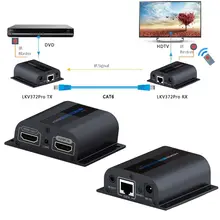 NOUVEAU LKV372Pro 1080 P HDMI Extender Avec Boucle et IR Répéteur Câble Over Ethernet Cat5e/6 jusqu’à 60 M RJ45
