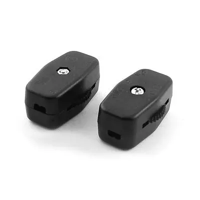 2 предмета TS-09B AC 125V 3A Позиции ВКЛ-ВЫКЛ шнуровой выключатель Шестерни черный |