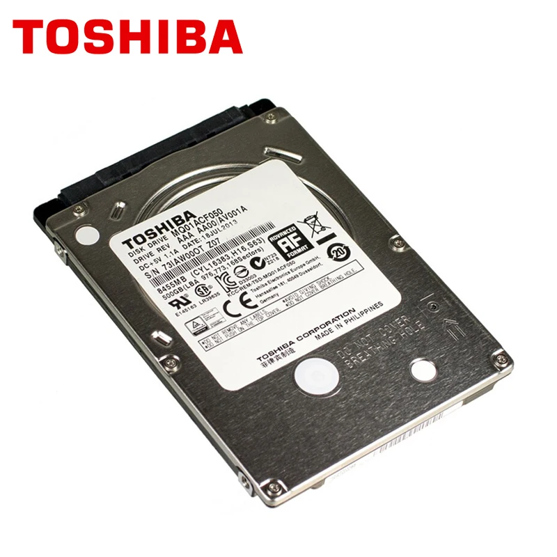 TOSHIBA внутренний жесткий диск для ноутбука 500 Гб 2 5 дюйма 7200 об./мин.|notebook hdd|hard drive
