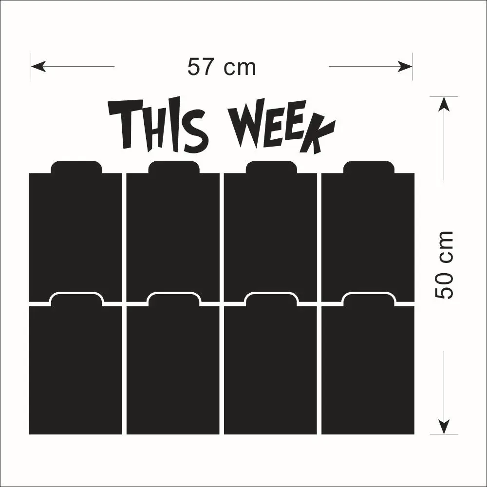 57*50 см на этой неделе офисная доска наклейки