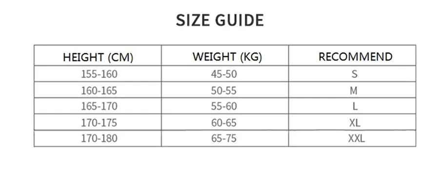 SIZE GUIDE
