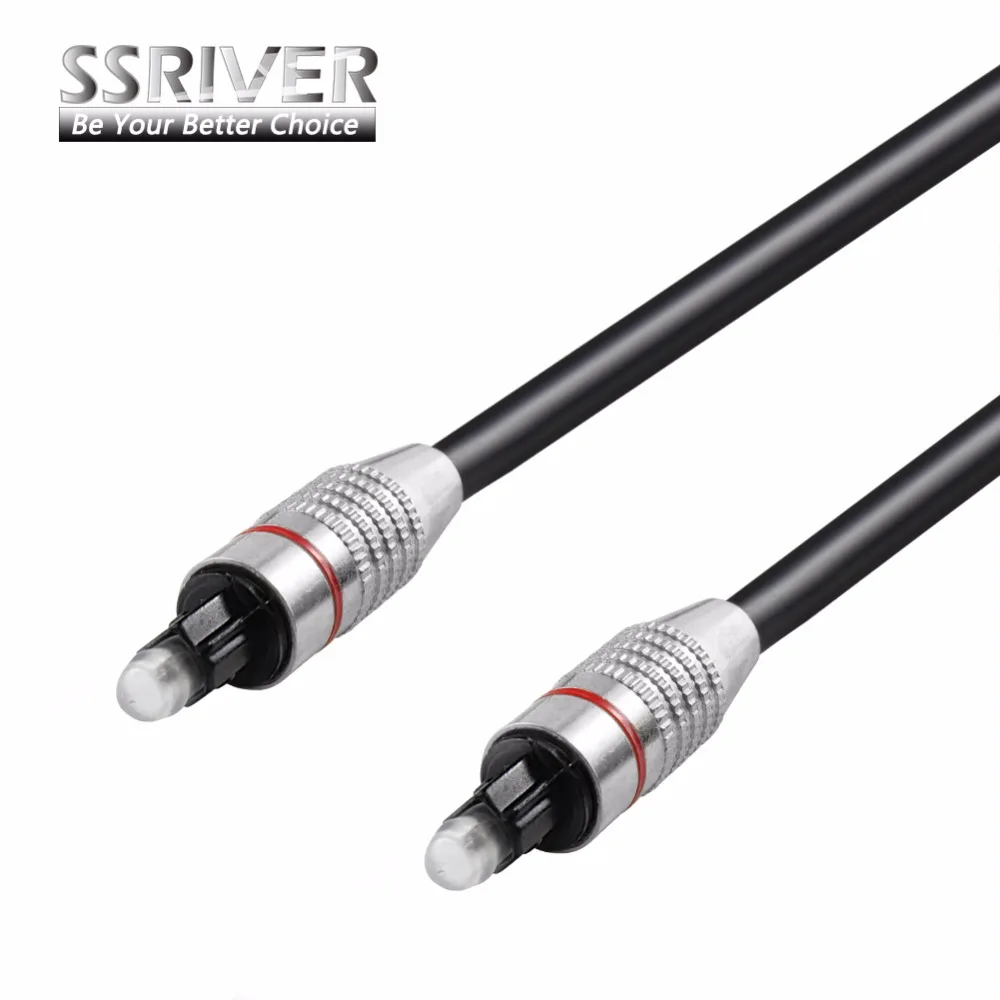 SSRIVER Toslink Cable High Quality 1M,1.5M,2M,3M,5M,10M Digital Optical