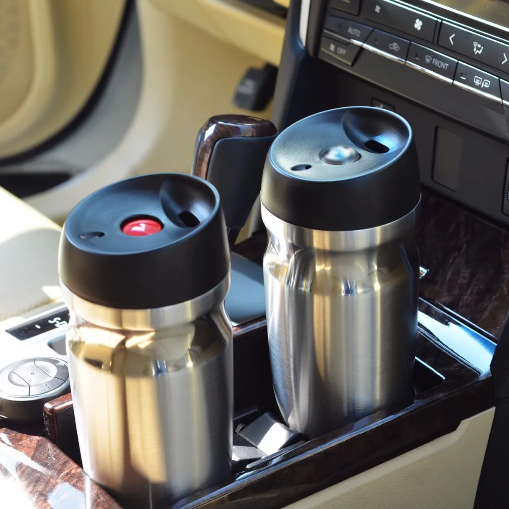Just Ware Vacuum Insulated Travel Mug Double wall Stainless Steel Tumbler Sweat Free Coffee Cup Thermos Canteen Water Bottle Just Ware Vacuum Insulated Travel Mug Double wall Stainless Steel Tumbler Sweat Free Coffee Cup Thermos Canteen Water Bottle
