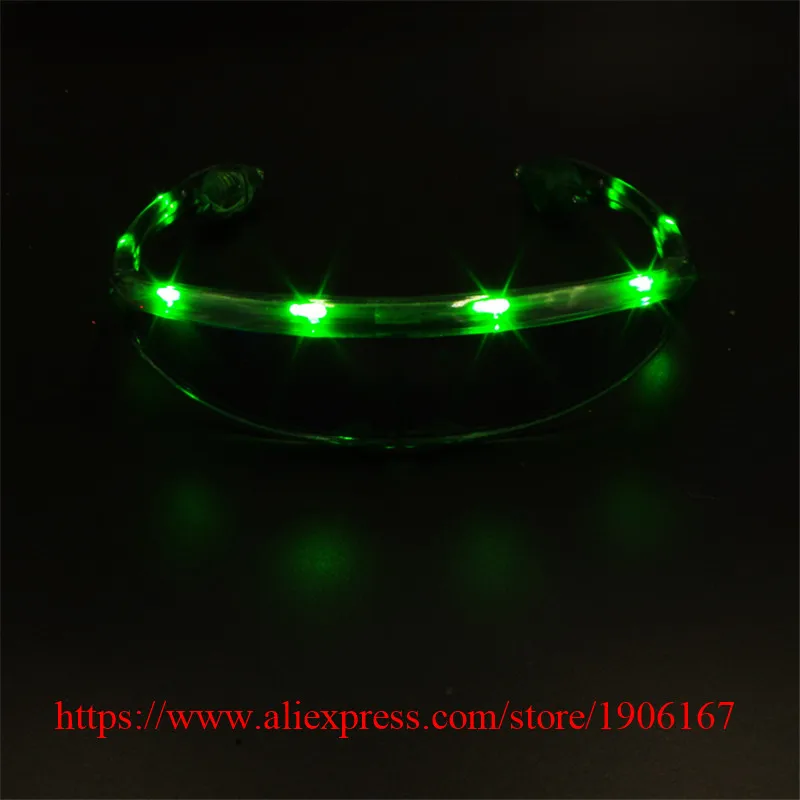 NEW Fashion 10 Colors Flashing EL Wire Led Glasses Luminous Glow Party Supplies Lighting Classic Gift Bright Light Festival Gift05