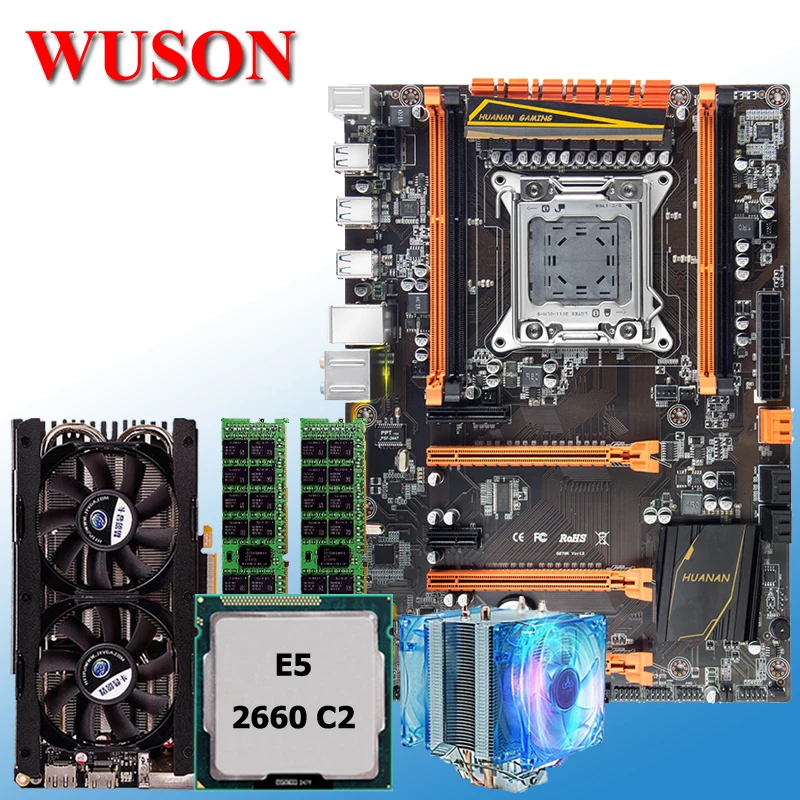 Новая HUANAN ZHI deluxe X79 материнская плата с M.2 слотом CPU Xeon E5 2660 C2 с кулером RAM 16G (2*8G) GTX760 4G видеокарта Новая HUANAN ZHI deluxe X79 материнская плата с M.2 слотом CPU Xeon E5 2660 C2 с кулером RAM 16G (2*8G) GTX760 4G видеокарта