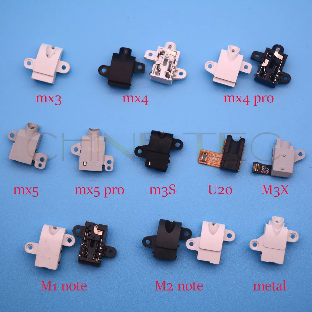 

1pcs Earphone Earpiece Hole Jack for Meizu MX3 MX4 pro Mx5 pro5 M1 M2 note M2 M3S mini M1 metal M3X U20