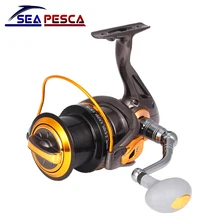 8000-10000 серия спиннинговая катушка Fishing Рыбалка 12 12+ 1 шарикоподшипники колесо карп рыбалка carretilha de pesca esquerda YL-03