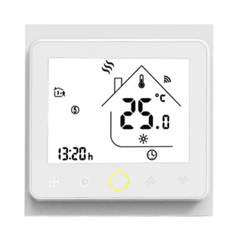 WiFi умный термостат регулятор температуры для воды/электрический подогрев пола воды/газовый котел работает с Alexa Google Home - Цвет: BHT-002- GALW