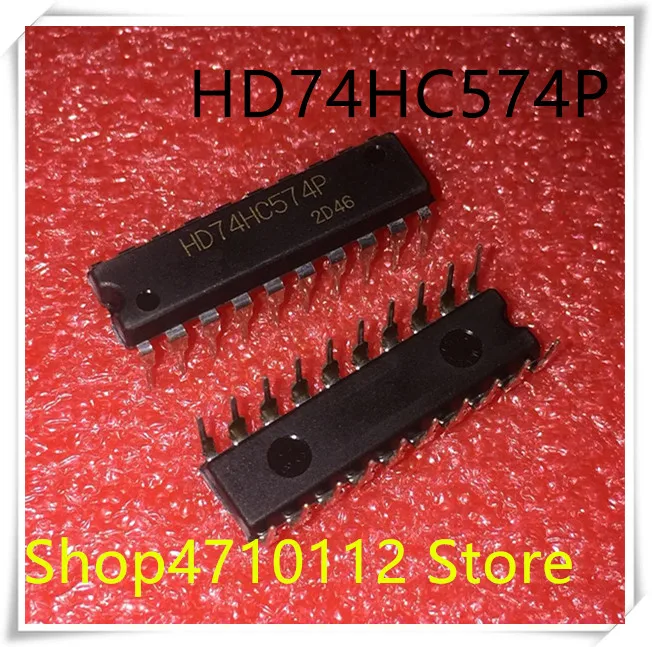 Новый 10 шт./лот HD74HC574P HD74HC574 74HC574P DIP-20 IC | Электроника