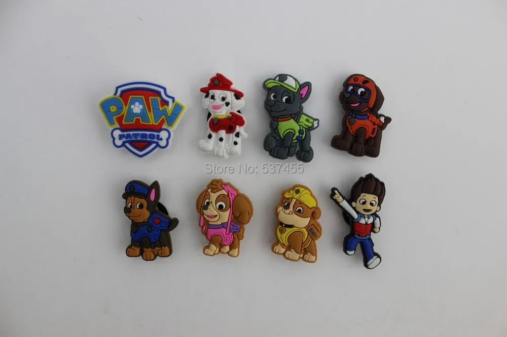 paw patrol croc charms