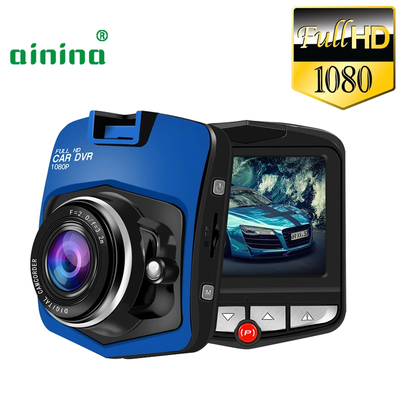 Ainina Приборная панель автомобиля камера FHD1080P щит dashcam 170 градусов широкий угол