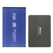 Netac N5S 60GB 2," SATA III 3,0 6Gbp/s+ Superspeed USB 3,0 HDD SSD SATA внешний алюминиевый 2,5" Корпус чехол до 1 ТБ