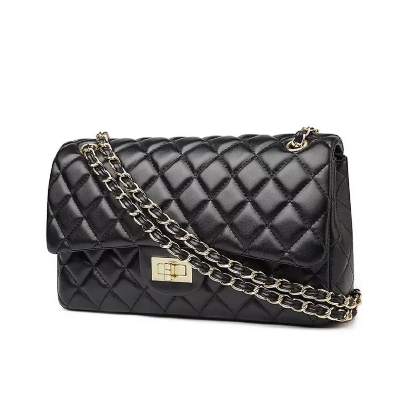 

Luxury handbag women's bag designer handbag women's black fashion chain single-shoulder crossbody bag