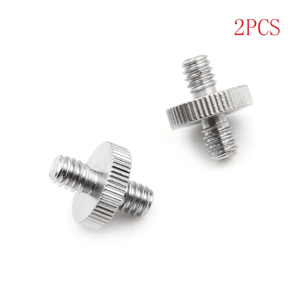 

2PCS 1/4" 1/4" Male to 1/4" Male Threaded Screw Adapter 16 mm x 19.7 mm