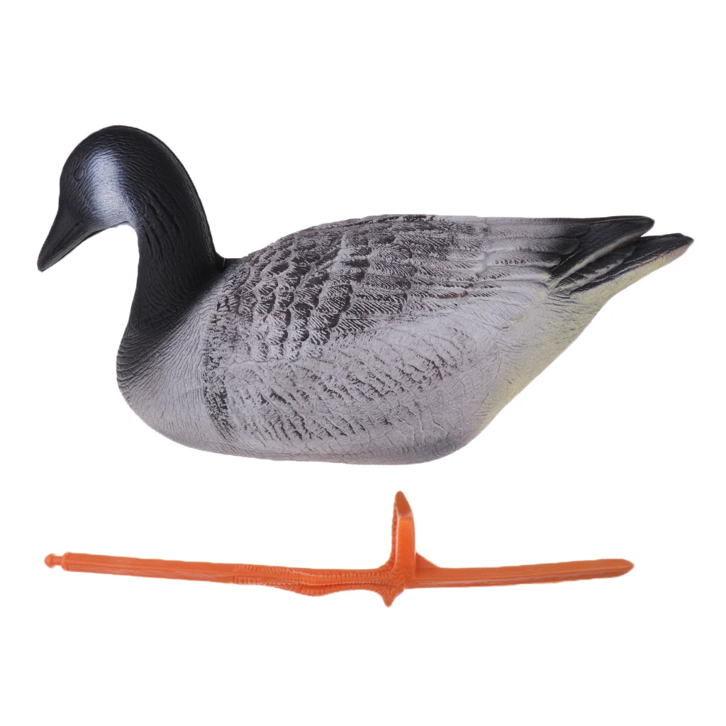 Durable Lifelike EVA Simulation Bait Goose Hunting Decoy Lawn Ornaments Eating Goose for Camping Hunting Tactical Accessories