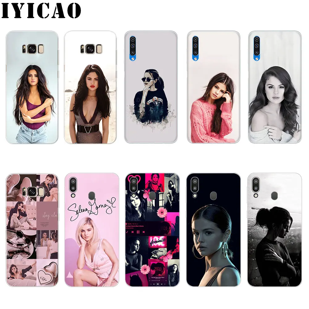 IYICAO Selena Gomez Hard Case for Samsung Galaxy S6 S7 Edge S8 S9 S10 Plus S10e Note 8 9 Cover | Мобильные телефоны и