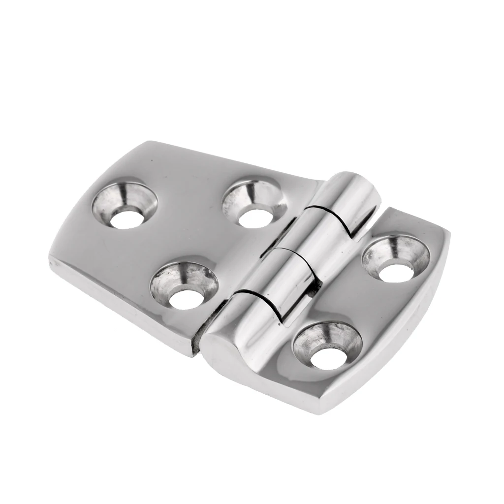 Durable Marine Grade 316 Stainless Steel Short Side Door Cabin Hinge for Boats Caravan RV 5.7 x 3.8cm
