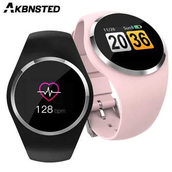 

AKBNSTED Q1 Waterproof Smart Watch Heart Rate Blood Pressure Monitor Sedentary Reminder Smartwatch Women Men For Android IOS
