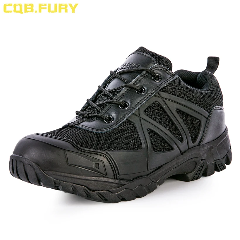 CQB. FURY Sky Wolf/мужские летние черные военные ботинки дышащие тактические на шнуровке