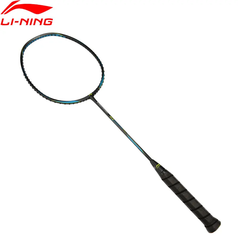 Li Ning турбо зарядка 01 ракетка для бадминтона баланс управления мячом без шнуровки