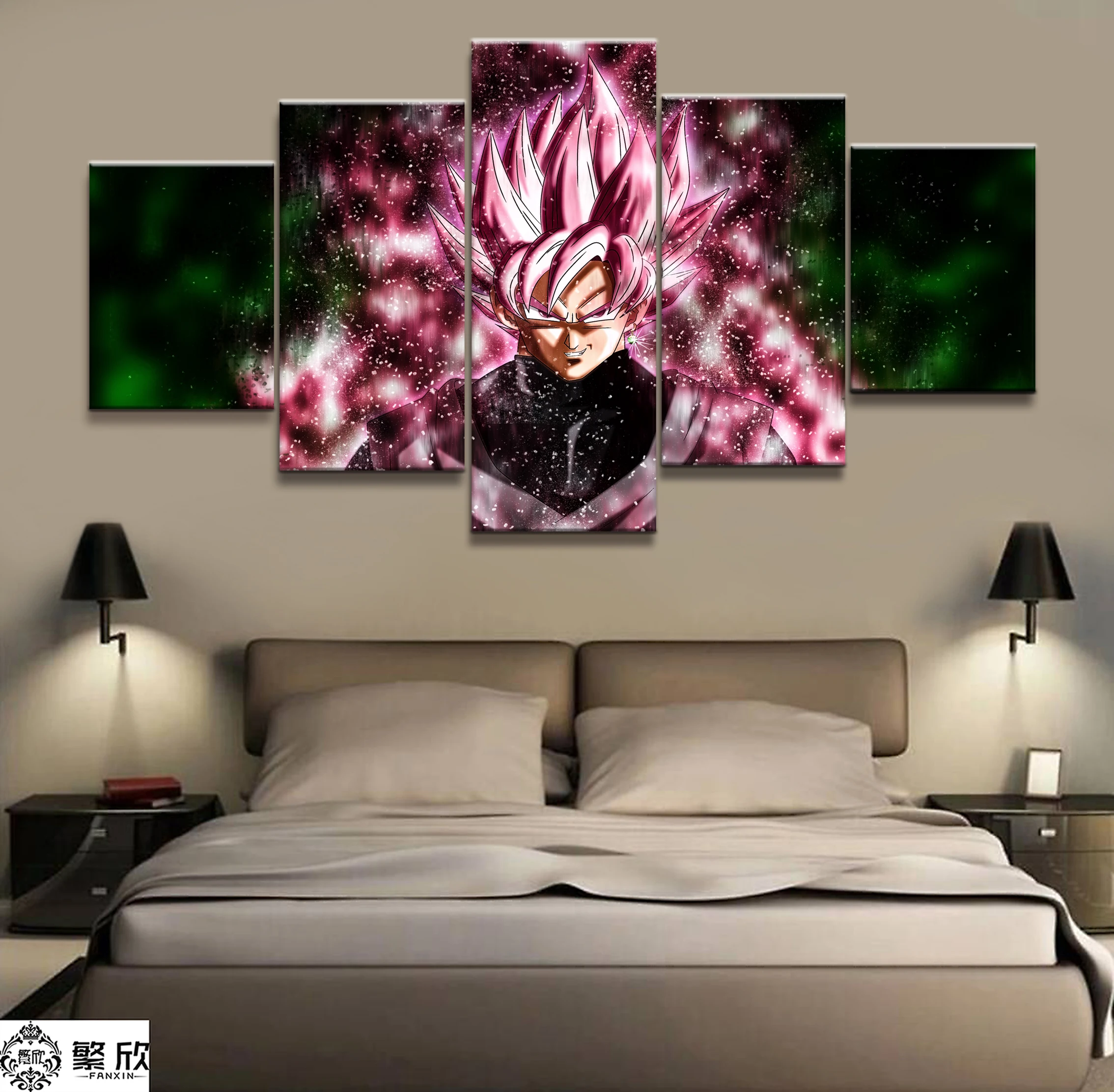 

Hot Sales Without Frame 5 Panels Picture Dragon Ball Animation Canvas Print Painting Artwork Wall Art Canvas Painting Wholesale