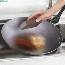 1PC Sponge Carborundum Brush Kitchen Washing Cleaning Kitchen Cleaner Tool jan19