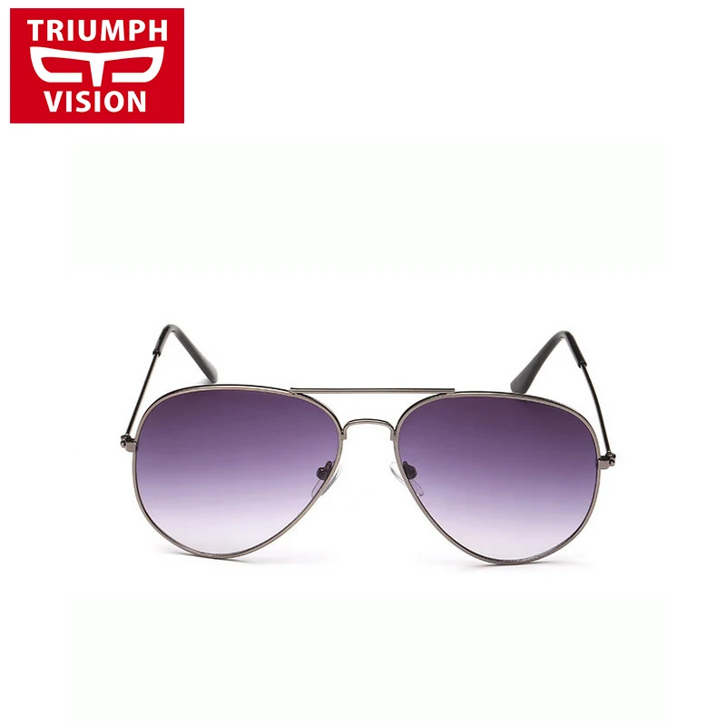 TRIUMPH очки для зрения de sol Feminino синие солнцезащитные очки для женщин для вождения пилота зеркальные линзы медная оправа солнцезащитные очки женские оттенки - Цвет линз: 007