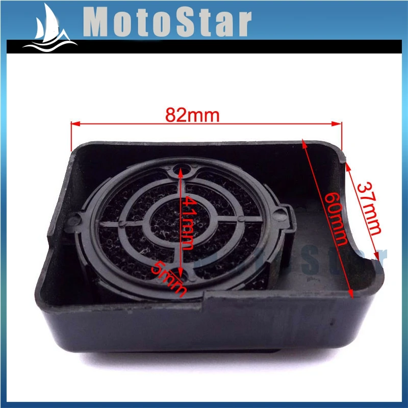Воздушный фильтр для 47cc 49cc 2-тактный карбюратор двигателя Carb Minimoto Карманный Dirt Bike