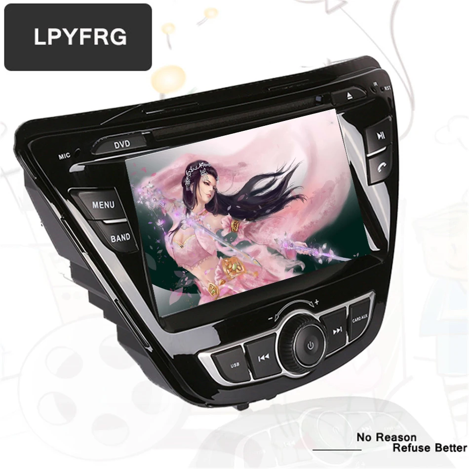 Android 10 0 Восьмиядерный 4 Гб ОЗУ автомобильный dvd плеер для HYUNDAI Elantra Avante I35 2014 2015