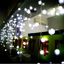 Новый год 4x0.65 м Гирлянды светодиодные гирляндой рождественские украшения гирлянды LED Рождество огни Открытый Luzes де натальной Navidad