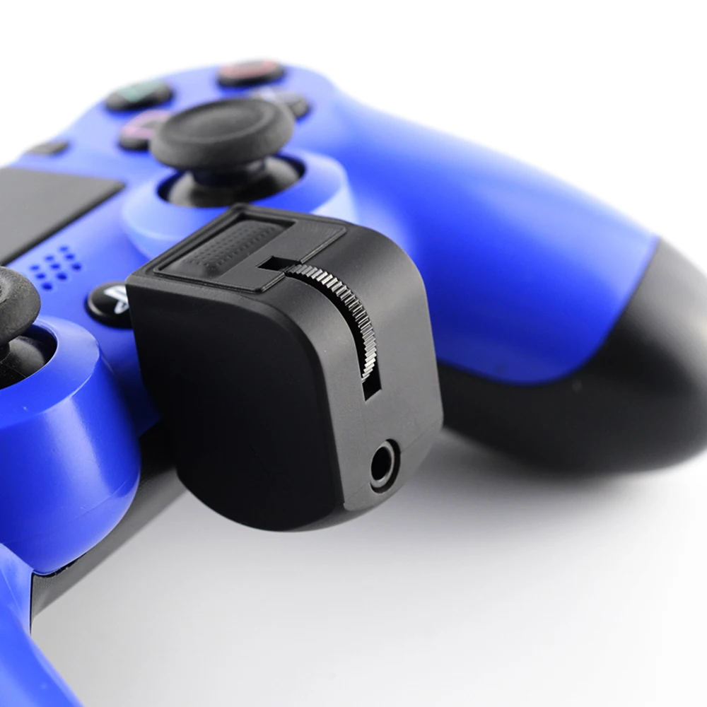Microphone Headsets Mute Volume Control Adapter For PS4 Pro Slim PSVR How To Use Mic On Ps4 Controller Without Headset