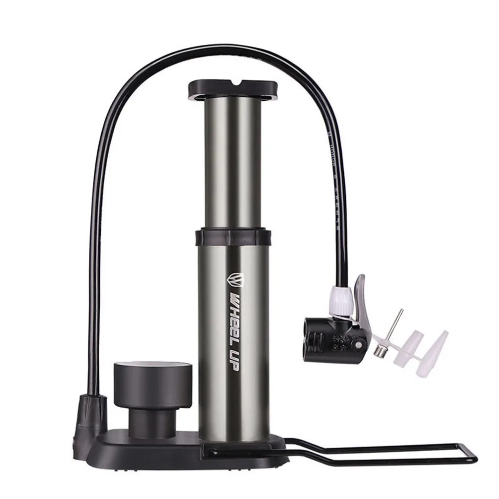 Wheel Up Portable Inflator Pump Aluminum Alloy Bicycle Tire Pump For