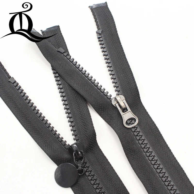 

end-open protection #5 80cm 1pcs resin Zippers With cool Slider, Multi-color Zippers For DIY Sewing mix Colors Available