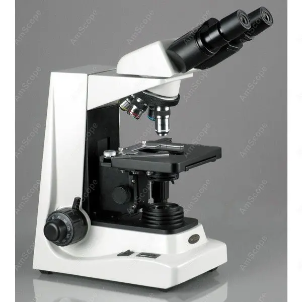 

Darkfield Microscope-AmScope Supplies 40x-1600x Darkfield and Turret Phase Contrast Compound Microscope