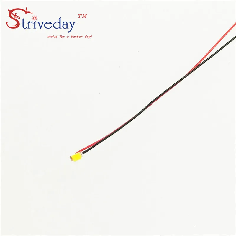 10/50/100 шт. 1206 SMD предварительно припаянные micro litz Проводные светодиодные провода