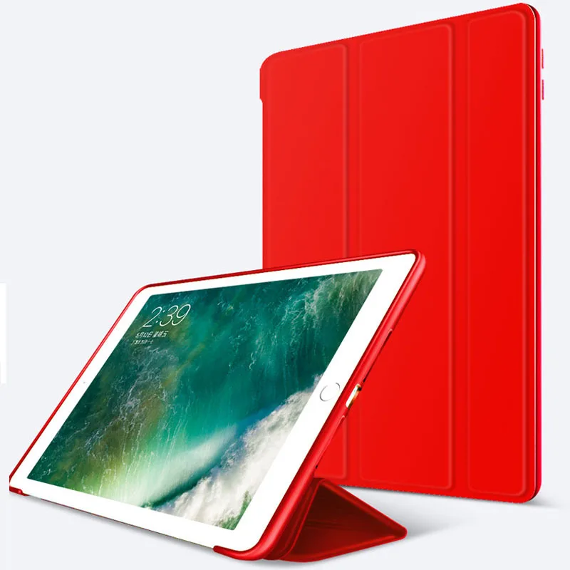 

2018 Hot 1:1 PU Leather Tablet Case For ipad pro 10.5 Smart Case 3 Folding Stand Auto Sleep/Wake Back Cover For ipad pro 10.5