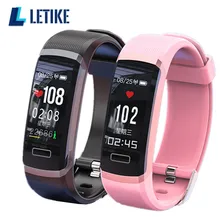 Letike спортивный цветной экран умный Браслет IP67 Водонепроницаемый фитнес-трекер непрерывное измерение пульса фитнес-трекер Браслет