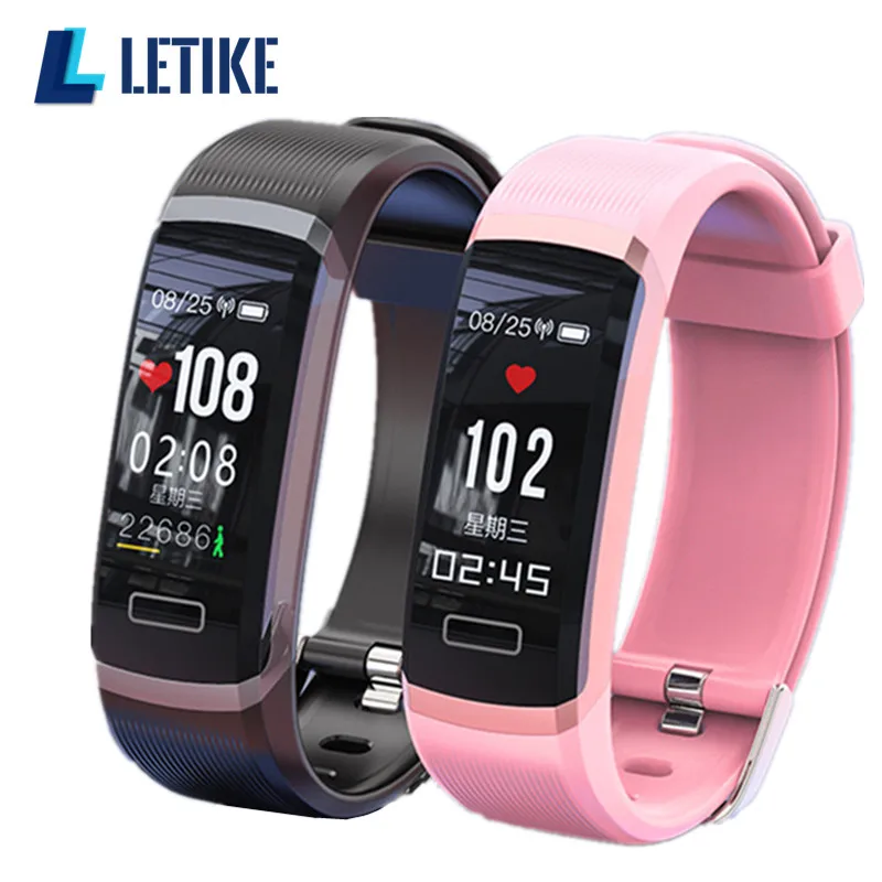 

Letike Sport Color Screen Smart Bracelet IP67 Waterproof Fitness Tracker continuous Heart rate measure fitness Tracker Wristband