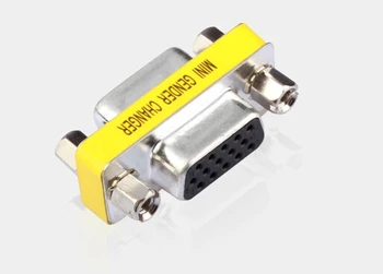 

10pcs/lot New 15Pin D-Sub HD15 VGA SVGA female to female F/F Adapter Converter Connector Extender Jack