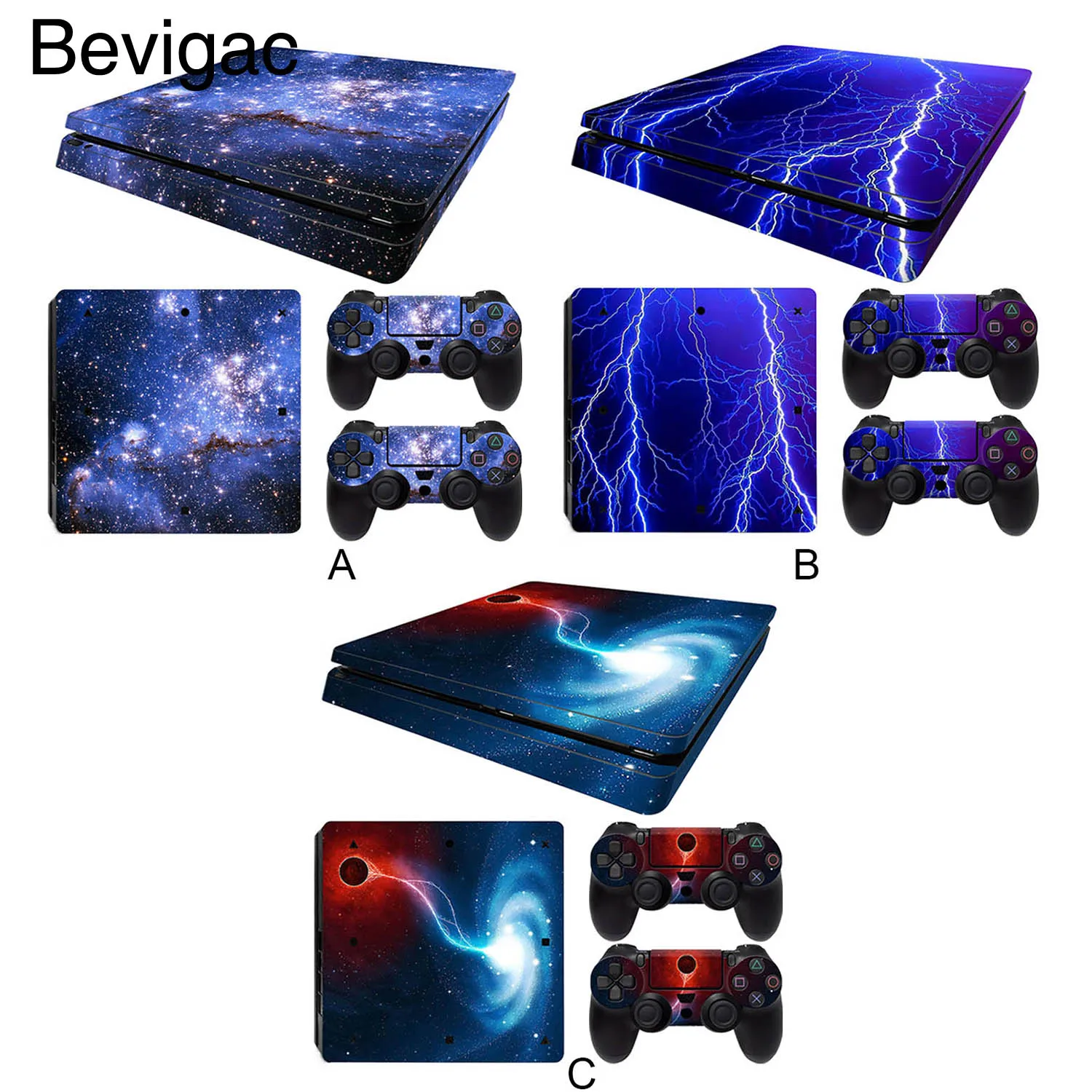 Bevigac крутой защитный чехол для всего тела наклейка Наклейки Скины Sony PlayStation 4 PS PS4