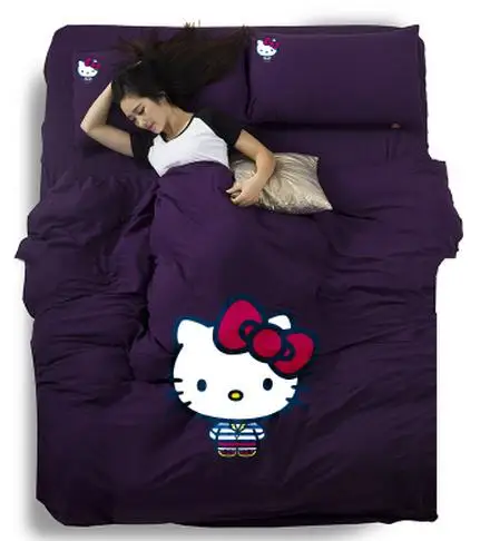 Online kaufen groÃhandel schwarz lila bettwäsche aus china ...