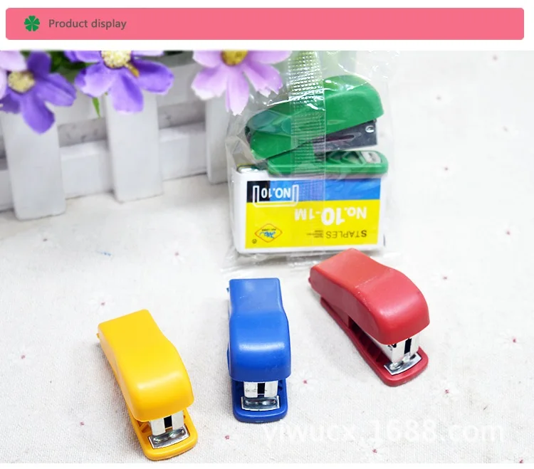 

[4Y4A] 12pcs Super adorable Mini stapler cartoon Mini stapler set capable of genuine Get stapler No staples