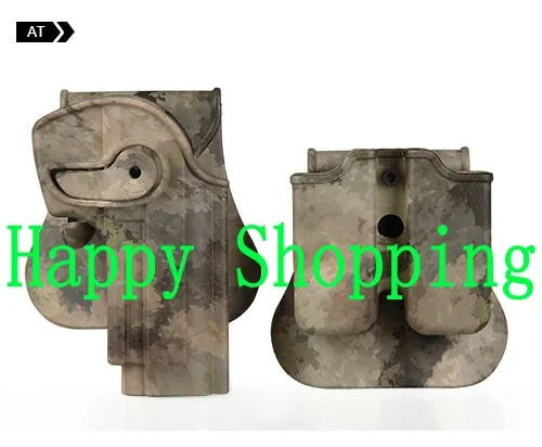 

Tactical holster molle magazine pouch defense pistol holster for M92 Airsoft