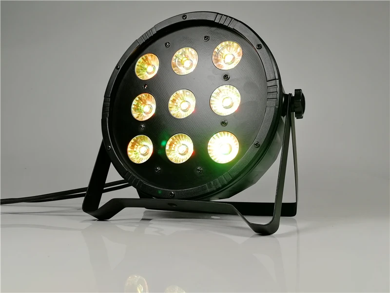 8 шт./9x12 Вт led par Светильник rgbw 4в1 плоский dmx dj вечерние красящий светильник|led lights