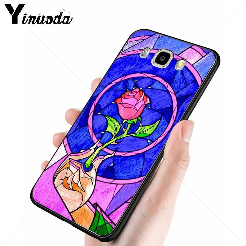 cartoon Beauty Beast Rose Princess Art Print