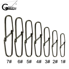 140 шт. защелкивающийся рыболовный баррель, Вертлюг, безопасная защелка 13 мм-28 мм, вертлюг 1#-7#, Вертлюги для рыбалки