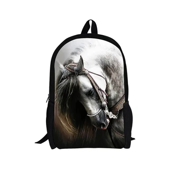 

3D Women Men Backpacks Crazy Horse Printing Rucksacks For Teenage Girls Boys Casual Laptop Travel Book Shoulder Bagssumka