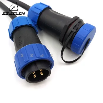 

SP2110/SY2111, 4 pin waterproof Connector 4pin plug and socket , outdoor link wire connector , automotive connectors, IP68
