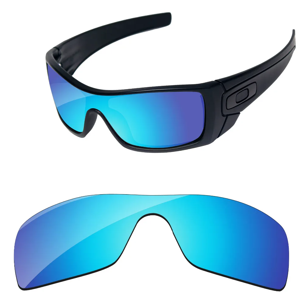 

Polycarbonate-Ice Blue Mirror Replacement Lenses For Batwolf Sunglasses Frame 100% UVA & UVB Protection